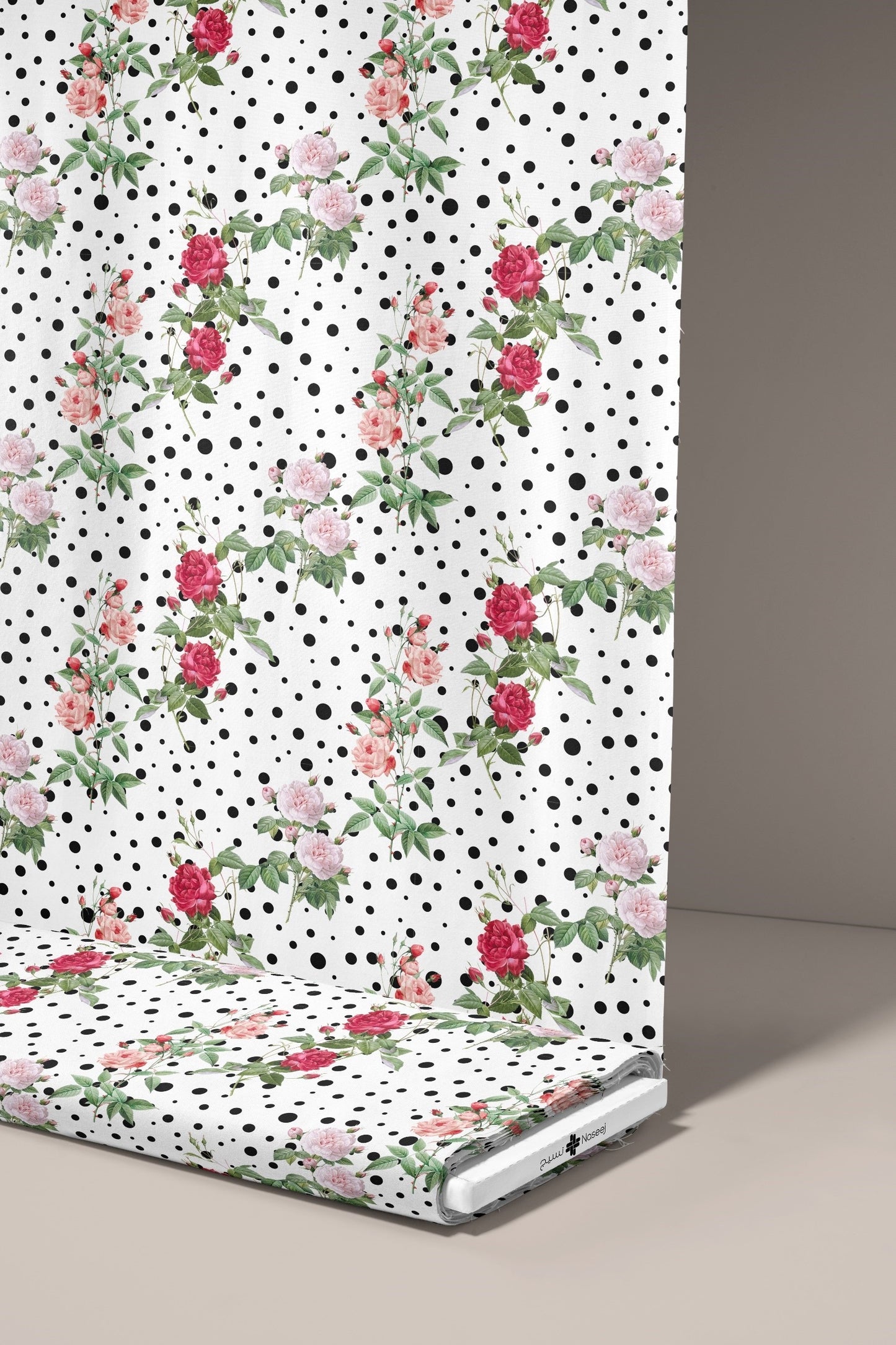 Vintage Rose Polka